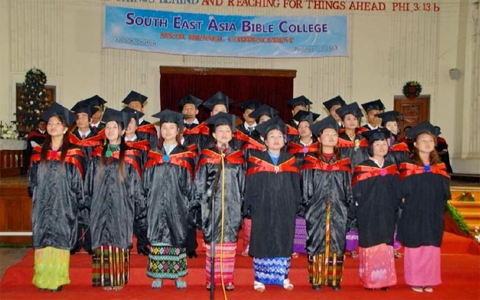 SEABC Graduates singing "Lord, help me tell your story."