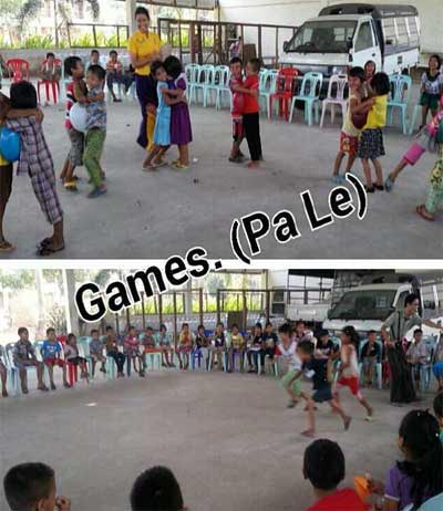 Games played at South East Asia Bible College.