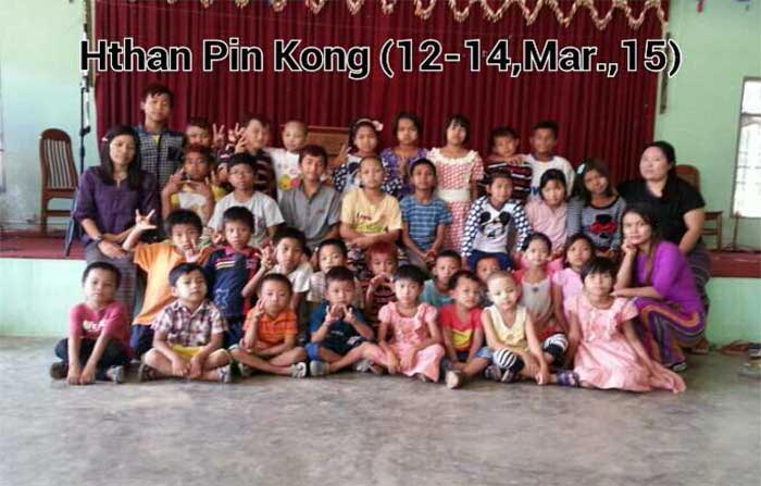 Learn more about the summer Sunday School camp at Htan Pin Kong, Yangon Division.