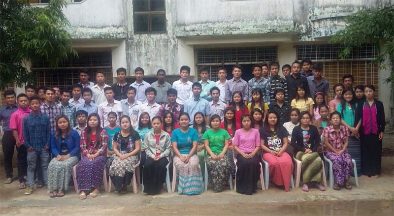 Students of the South East Asia Bible College in the 2015 academic school year.
