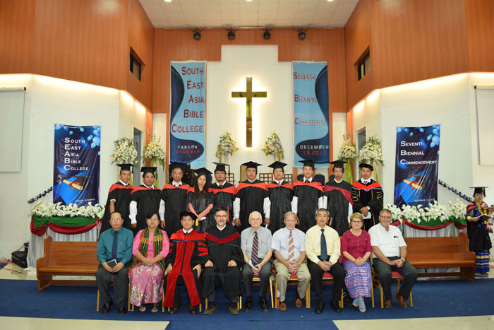 Guests and faculty members of South East Asia Bible College