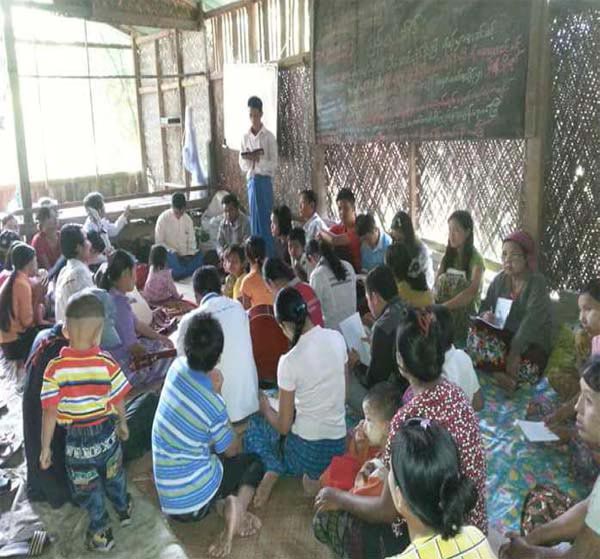 A gospel meeting was held and many people who attended were Buddhists.