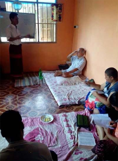 Shan people (a family) was reached with the gospel in Shan state.