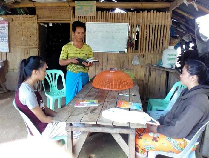 The gospel was shared with Shan people in Shan state.