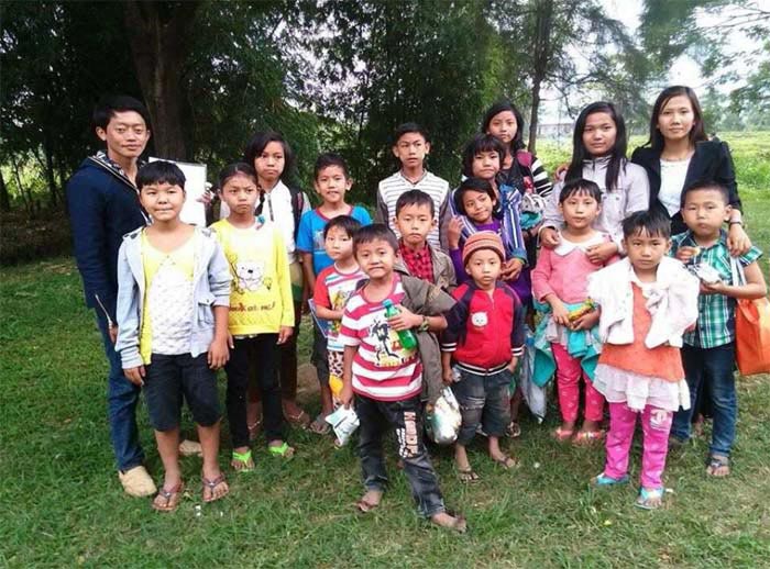 Sunday School kids at South East Asia Bible College.