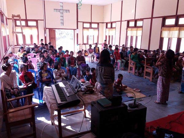 Summer Bible Camp in Myanmar.