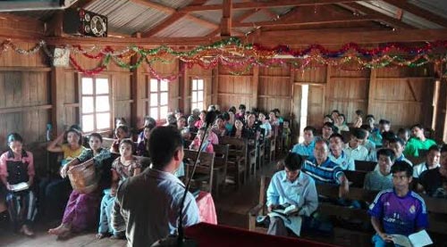 Learn more about the gospel meeting at the Hteng-kaung Village.